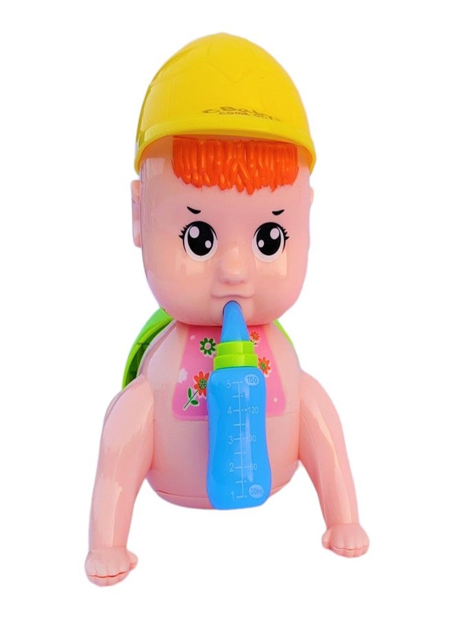 NIYANETAIL Crawling Baby Toy for Infants, Musical Baby Toy with Colorful Lights and Talking Features, Small Multicolor Baby/Infant Play Figure - Image 4